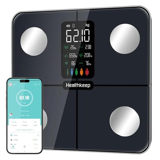 Body Fat Scale Smart BMI Scale Digital Bathroom Wireless Weight Scale, Body Composition Analyzer with Smartphone App with Bluetooth, 396 lbs (Grey)