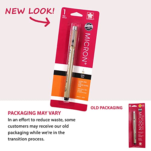 Image of SAKURA Pigma Micron Bible Pen 005 Black: Blister Carded