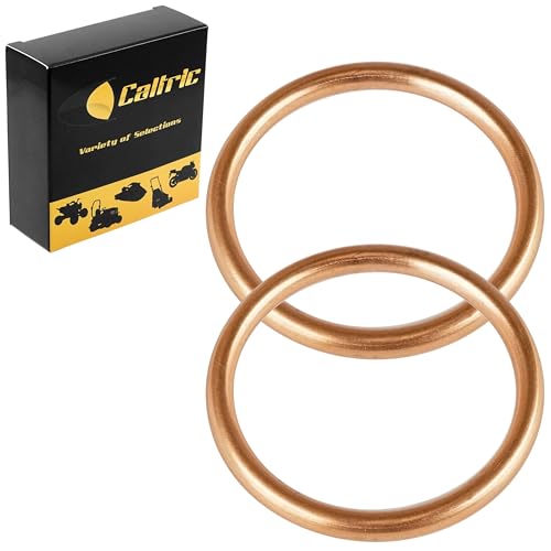 Caltric 2 Muffler Pipe Gaskets Compatible with...
