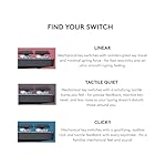 Logitech MX Mechanical Wireless Illuminated Performance Keyboard, Tactile Quiet Switches, Backlit Keys, Bluetooth, USB-C, macOS, Windows, Linux, iOS, Android, Metal, ‎Graphite - Image 3