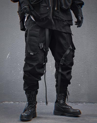 Niepce Inc Streetwear Techwear Cargo Pants for Men with Design4