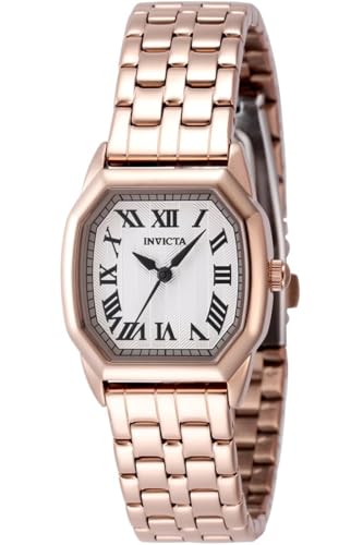Montre quartz femme Invicta Wildflower 48960 cadran rond acier 27mm