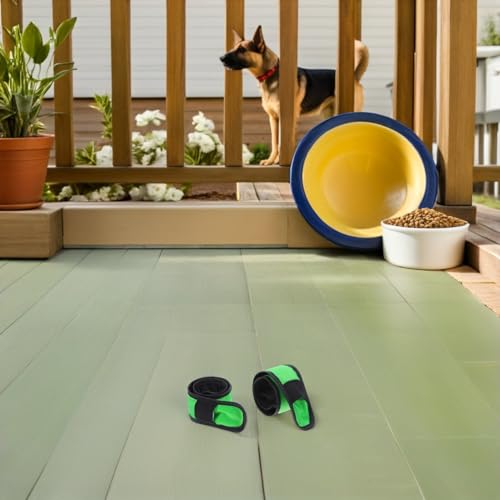 Accesorio para caballo contra accidentes nocturnos usando cintas LED ajustables 7