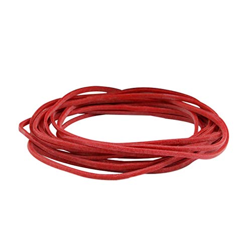 Anelli-gomma rosso, elasticizzato, vari diametri