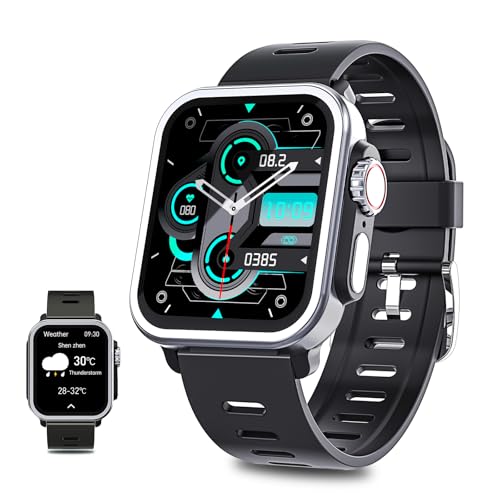 Smart Watch for Women Men, 30-Day Long Standby,Fitness Tracker with Heart Rate/Blood Oxygen/Sleep Monitor/Answer/Make Calls,1.83