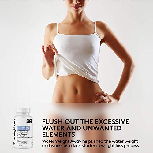 Women Hormone Balance & Water Weight Pills | Pms Menopause Relief & Related Water Loss | All Stages Female Hormonal Support & Natural Diuretics For Swelling | Black Cohosh Red Clover Dong Quai Complex #TOP4