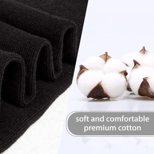 Image of FGZ Women Thin Cotton Socks Soft Cozy Socks Cute Ankle Crew Socks 5 Pairs