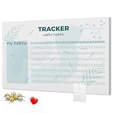 Pinnwand inklusive Pinnnadeln 140x100 cm Modern habit tracker