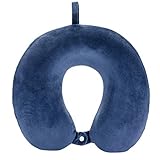 Travel Pillow,Airplane Neck Pillow for Traveling,100% Pure Memory Foam U Shaped Neck Pillow,Super Lightweight Portable Headrest Great for Airplane Chair, Car,Home,Office