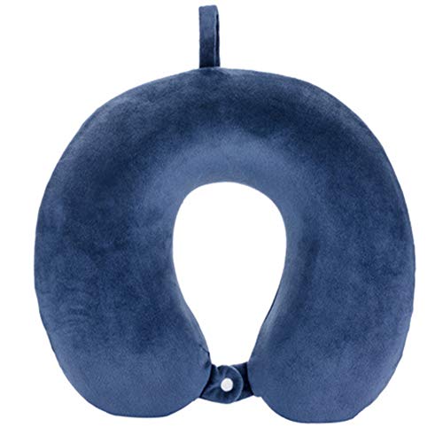 Travel Pillow,Airplane Neck Pillow for Traveling,100% Pure Memory Foam U Shaped Neck Pillow,Super Lightweight Portable Headrest Great for Airplane Chair, Car,Home,Office