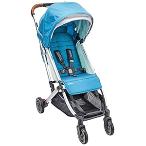2018 UPPAbaby MINU Stroller – Ryan (Teal Melange/Silver/Saddle Leather)