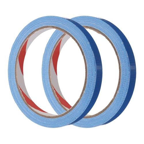 HONITANO 2 Piezas Cinta Protectora Azul para Bordes de Palas de Tenis de Mesa y Pickleball Cinta Antichoque para Mangos Fácil Instalación Compatible Tipo de Raquetas Paquete