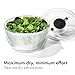 OXO Good Grips Salad Spinner | Lettuce Spinner | Fruit Washer | Fruit Washing Bowl with Strainer | Vegetable Cleaner | Salad Cleaner | Lettuce Washer | 6.22 Quart Capacity