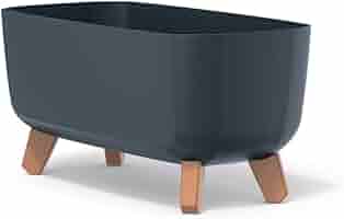 Gracia Case Pot De Fleurs Rectangulaire - 19,5 X 39 X 18,7 Cm - Pour