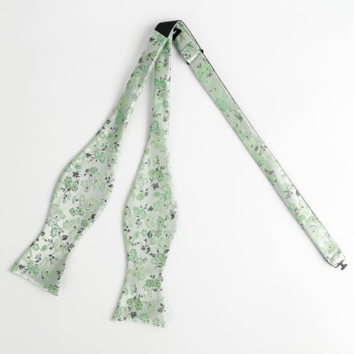 Image of Alizeal Mens 2pcs Floral Bow Tie Set