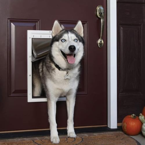 Porte à chatière extra large pour grandes races de chiens robuste - 2