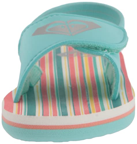 Image of Roxy Girl's TW Finn Sling Back Flip Flop Sandal Sandal, NAVY DREAM, 7 M M US Toddler