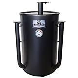 Gateway Drum Smoker,30 Gallon No Plate,Flat Black