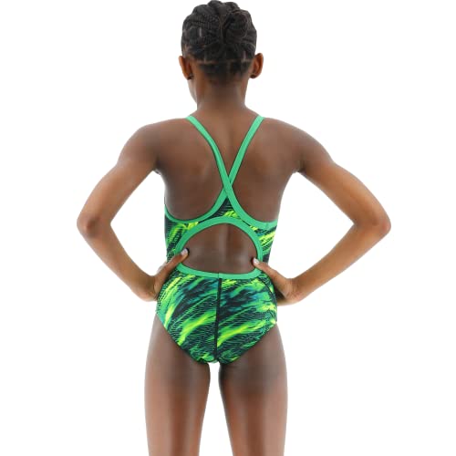 TYR Maiô Cadence Diamondfit para meninas