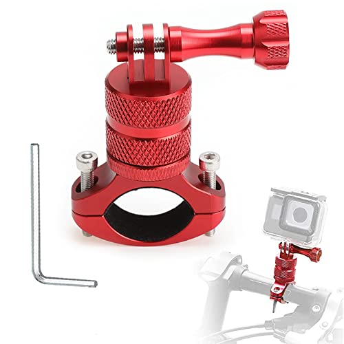Soporte De CáMara para Bicicleta De MontañA con RotacióN De 360 Grados Universal Manillar Soporte CáMara Bicicleta Adaptador Apto para Todos Los Modelos Gopro Y Otras Montaje para CáMaras De AccióN Cover