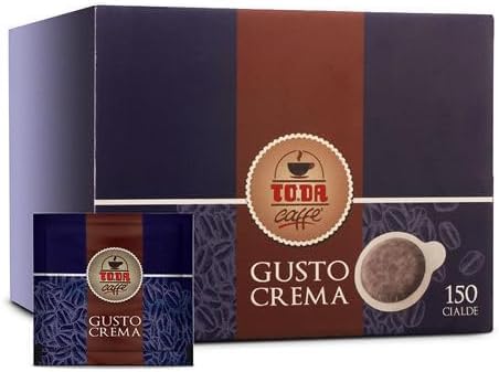 600 Cialde Caffè CREMA To.Da Caffè Gattopardo Cialde Compatibili ESE 44mm - 4 Cartoni da 150 -