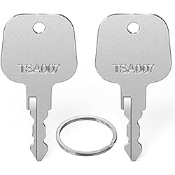 Candado Samsonite Tsa007 TSA007 - Bolsa de llaves multiusos para equipaje (2 unidades, TSA