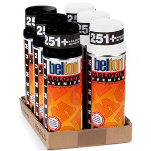 Molotow Premium 400 ml Black & White Spray Pack