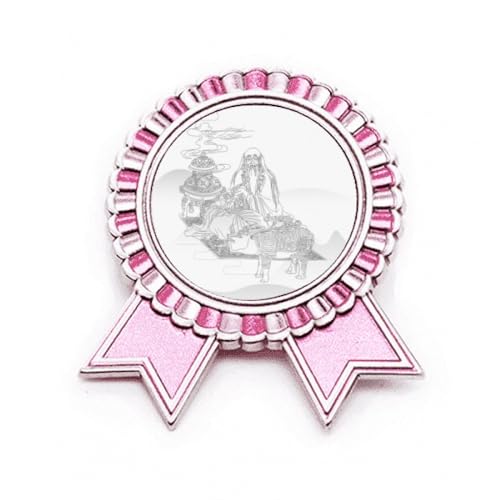 Broche bovins Lao Tzu Rose Dao China pour sublimer vos vestes et écharpes