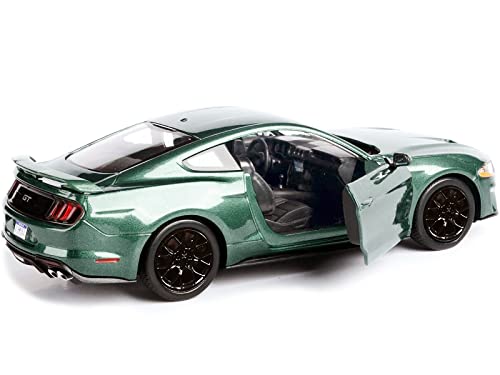 Motormax Ford Mustang GT 5.0 Verde 1:24 miniatura 4