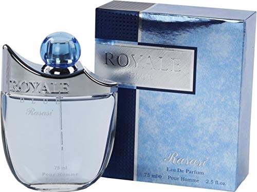 Image of RASASI Eau De Parfum For Mens | Long Lasting Perfume | Luxury Perfume | Premium Liquid Perfume For Mens (Royale Blue, 75 Ml)