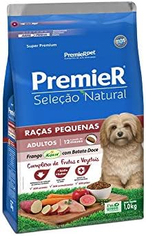 Ração Premier Seleção Natural para Cães Raças Pequenas Frango com...