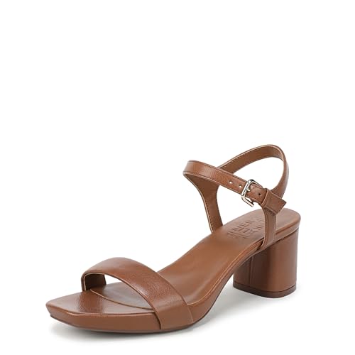 Image of Naturalizer Women's Izzy Block Heel Ankle Strap Heeled Sandal