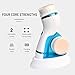 Facial Brush, Waterproof Facial Cleansing Brush, Face Scrubber with 4 Heads for Deep Cleansing/Gentle Exfoliating/Removing Blacked, Electric Spin Brush System