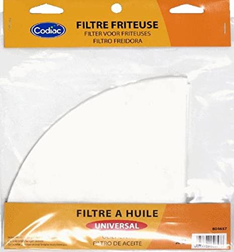 Codiac - 804657 - Filtro friggitrice, 8 filtri