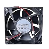 12038 Fan AFB1224VHE 24V 0.57A Cooling Fans, 120mm*120mm*38mm High Speed Server Fans 2PIN Violent Fans for PC Case Laptop TV Box Receiver Cabinet Play Station AV Cabin PS4 Projector Router