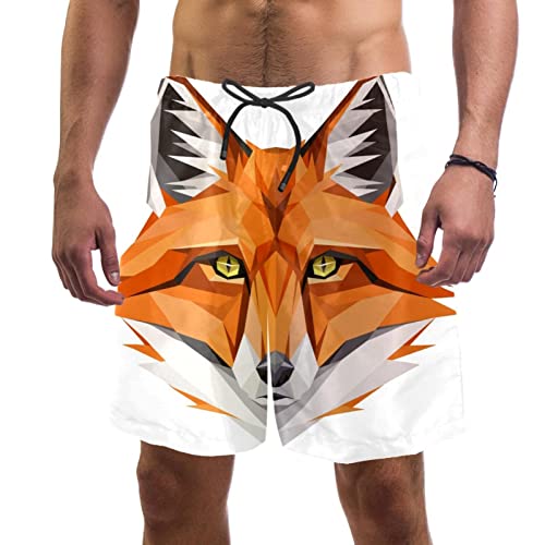 Maillots de Bain Hommes JDEZ Tête de Renard : Finis les Shorts Mouillés !
