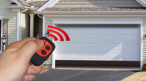 XIHADA Universal Garage Door Remote Garage Door Opener Remote Homelink Garage Remote Control Gate Remote Control Programmable Learning Key Fob 4-Buttons Multi Frequency 280MHZ-868MHZ (Red) 1PC - Thumbnail 4