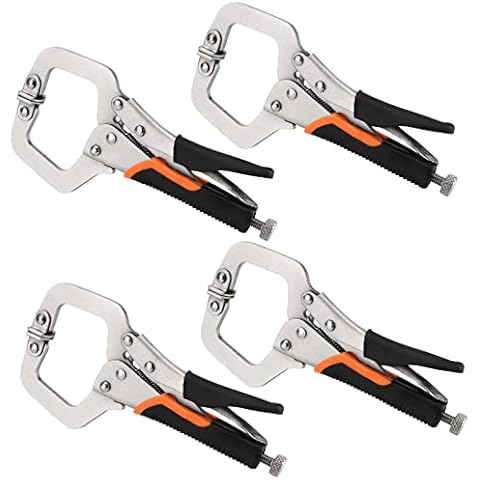 JEUIHAU 4 Pack Adjustable C Clamps Cover