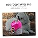 COLLBATH Dog Treat Shoulder Bag Cat Food Container Large Capacity Pet Food Handbag Waterproof