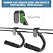 Kipika Pull Up Resistance Bands Handles - Non-Slip Foam Grip Handle Attachment for Pull-Up Bars, Barbells and Resistance Bands - Heavy Duty Stretch Attachment Handles for Home Gym Workouts, 1 Pair