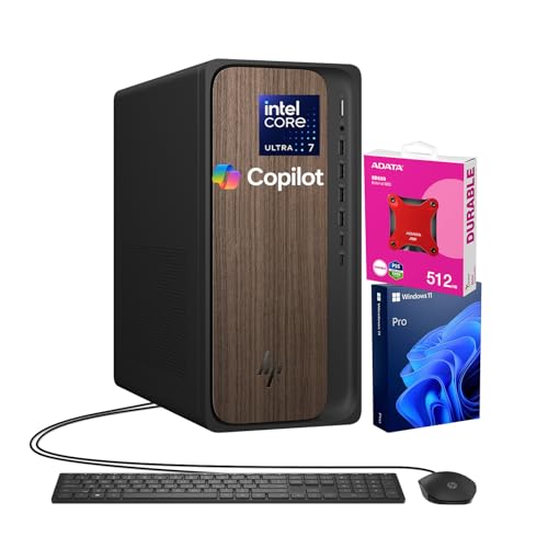 HP OmniDesk M03 Premium 2025 Pro Business Desktop PC Ce Core Ultra 7 265 RTX 4060 64GB DDR5 RAM 8TB SSD Wi-Fi 6 L KB & M A