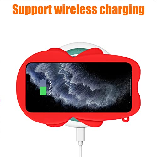 Sjiwkso For Iphone 5/5S/5C 4.0" Case Silicone Cute Cartoon Fun Funny Games Character Design Cool Cover Cases For Girls Boys Men Kids Teen Adult Fashion Unique Red Round For Iphone 5/5S/5C #TOP1