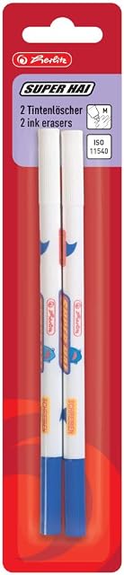 Herlitz 8625105 Zestaw 2 Korektorów do Atramentu Super Hai, Przezroczysty