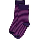 Maxomorra Socks 2-pack Purple Stripes, 16/18