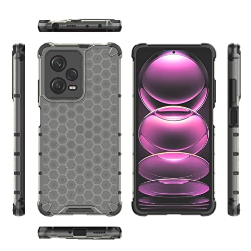 Image of Glasgow | for [ Mi Redmi Note 12 Pro 5G ] Stylish Look Pattern Back Case Cover for [ Mi Redmi Note 12 Pro 5G ] - Black