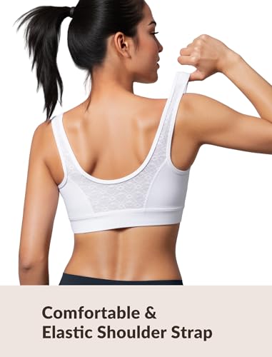 Yvette Sports Bras for Women Lightweight Series Yoga Bras Soft U Back Workout Tops with Detachable Pads4