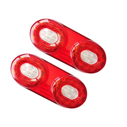 Feux de freinage camion ovales 10-30V avec triple couleur rouge ambre blanc