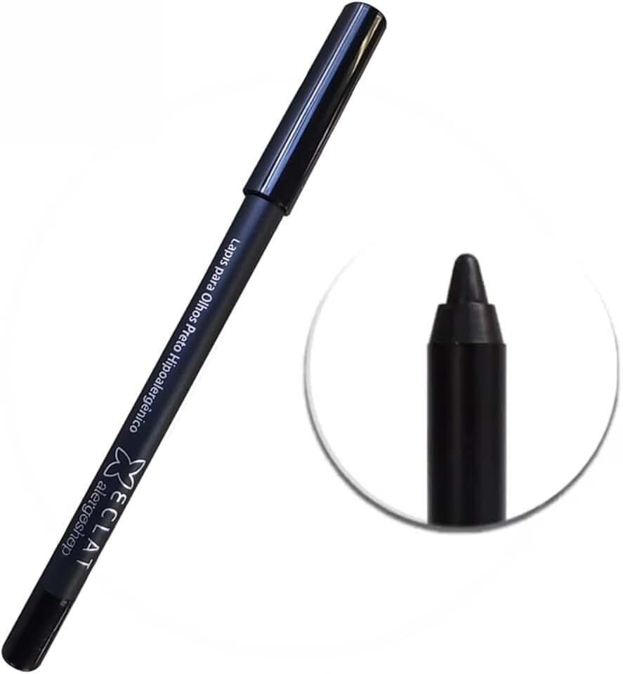 Lápis De Olho Preto Hipoalergênico Alergoshop Antialérgico