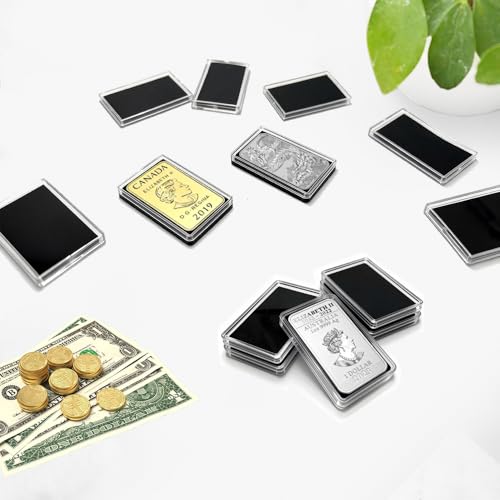 Estuche acrílico para 20 barras de plata de 1 oz con caja miniatura 6