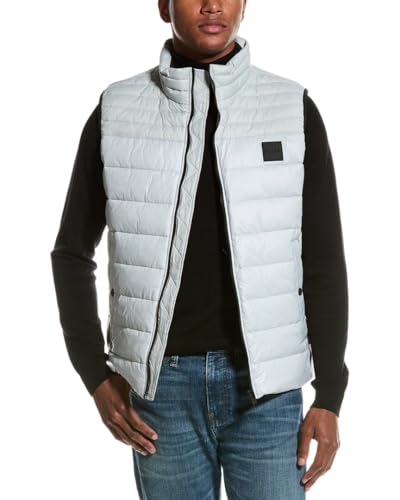Image of BOSS Men's Lightweight Nylon Patch Logo Puffer Vest